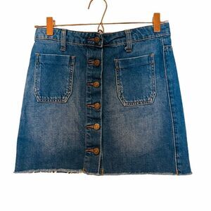 EUC Urban Outfitters BDG Button Down Denim Mini Skirt XS